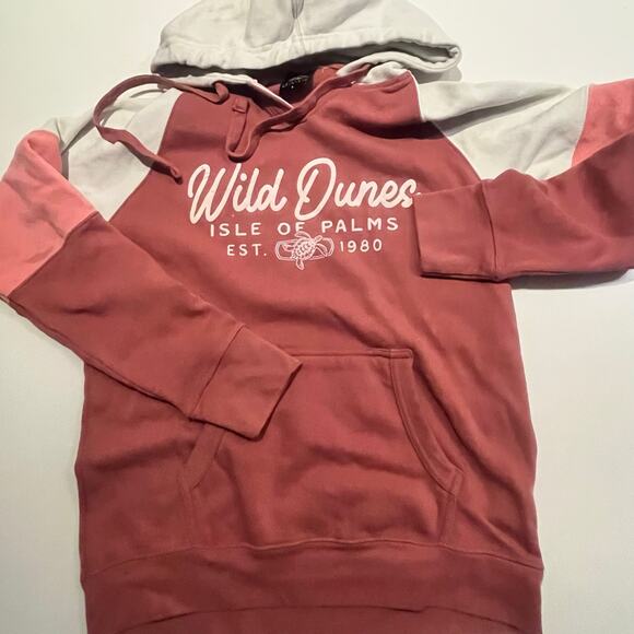 Wild Dunes Isle Of Palms Women Large Hoodie Long Sleeve Color Block - Picture 2 of 7